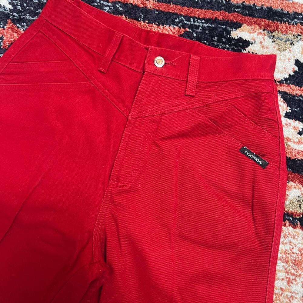 Vintage red Rockies